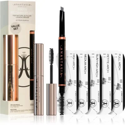 Anastasia Beverly Hills Brow Beginners Kit zestaw do brwi odcień Ebony