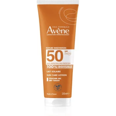 Avène Sun Care Lotion 100% Invisible wodoodporne mleczko do opalania SPF 50 250 ml