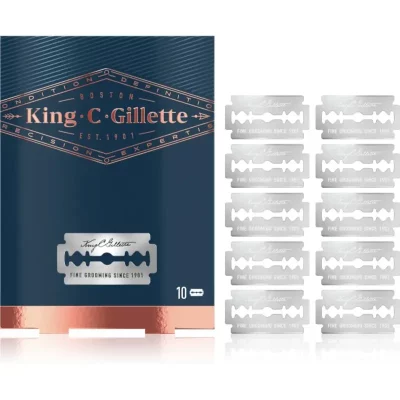 Gillette King C. Double Edge ostrza wymienne 10 szt.