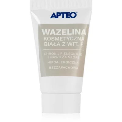 Apteo Wazelina kosmetyczna biała z Wit.E wazelina do skóry suchej 20 g