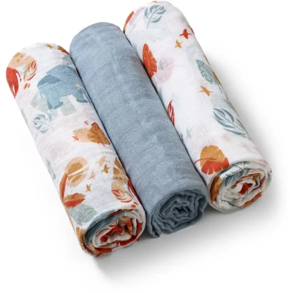 BabyOno Take Care Muslin Diapers pieluchy wielorazowe Blue 3 szt.