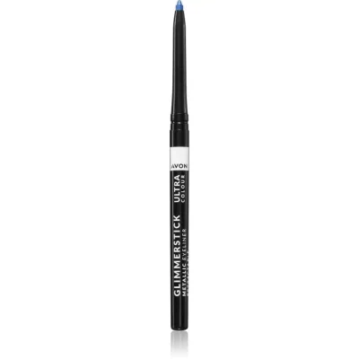 Avon Glimmerstick Metallic metaliczna kredka do oczu odcień Electric Blue 0.35 g