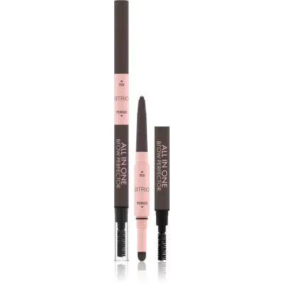 Catrice All In One dwustronna kredka do brwi odcień 030 Dark Brown 0,4 g