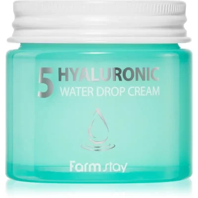 Farmstay Hyaluronic Water Drop Cream krem do twarzy z kwasem hialuronowym 80 ml