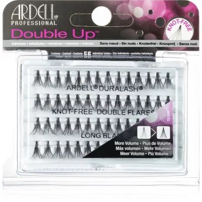 Ardell Double Up kępki rzęs bez węzełków rozmiar Long Black