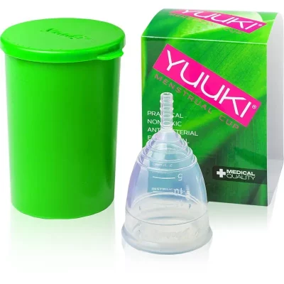 Yuuki Soft 1 + cup kubeczek menstruacyjny rozmiar small (⌀ 41 mm, 14 ml) 1 szt.