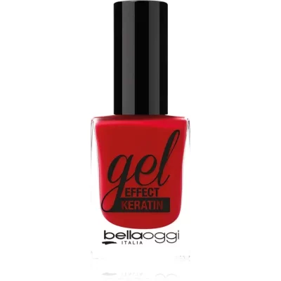 bellaoggi Gel Effect Keratin Nail Polish lakier do paznokci odcień Cherry Passion 10 ml