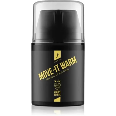 Angry Beards Usain Hot Move-It Warm rozgrzewający żel rozluźniający mięśnie i stawy 50 ml