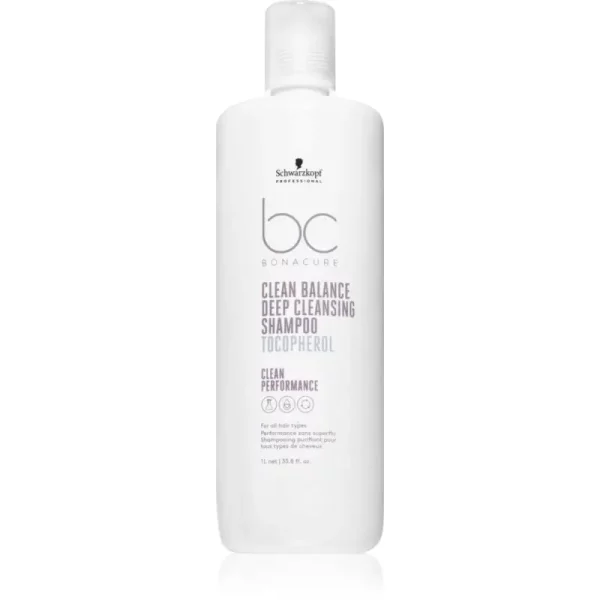 Schwarzkopf Professional BC Bonacure Clean Balance szampon głęboko oczyszczający 1000 ml