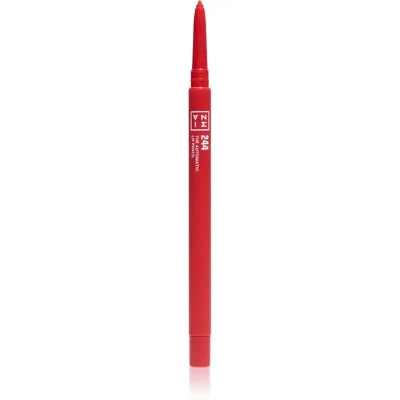 3INA The Automatic Lip Pencil konturówka do ust odcień 244 - Classic red 0.35 g