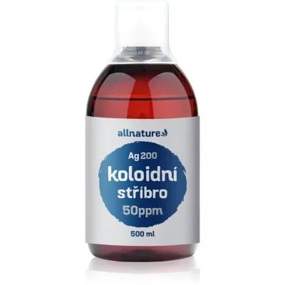 Allnature Koloidní stříbro Ag200 50 ppm tonik łagodząco-oczyszczający 500 ml