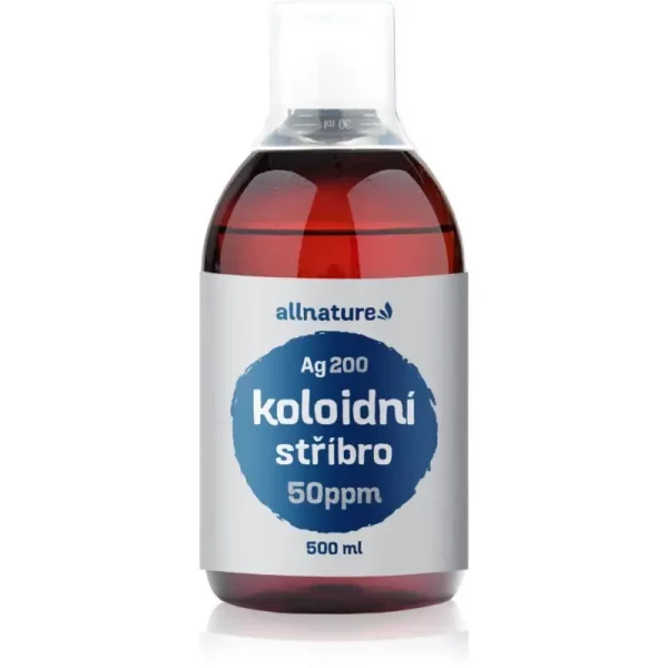 Allnature Koloidní stříbro Ag200 50 ppm tonik łagodząco-oczyszczający 500 ml
