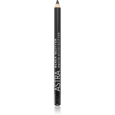 Astra Make-up Black Glitter eyeliner brokatowy w w pisaku odcień Deep Black 1,1 g