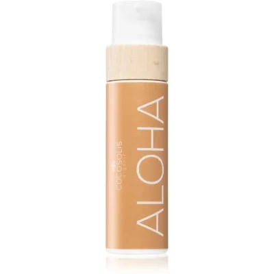 COCOSOLIS ALOHA pielęgnacyjny olejek do opalania baz filtra ochronnego z zapachem Coconut 110 ml