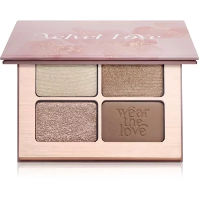 ZOEVA Velvet Love Eyeshadow Quad paleta cieni do powiek odcień Beautiful Bright Eyes 4x1,5 g