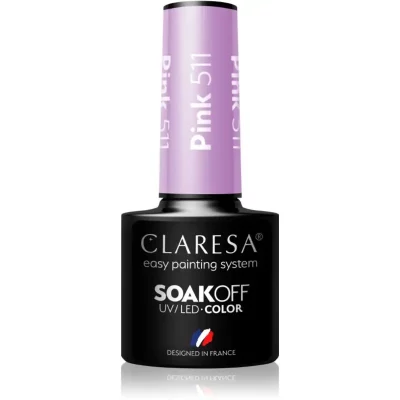 Claresa SoakOff UV/LED Color Balloon Journey lakier hybrydowy do paznokci odcień Pink 511 5 g