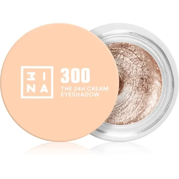 3INA The 24H Cream Eyeshadow cienie do powiek w kremie odcień 300 Pink nude 3 ml
