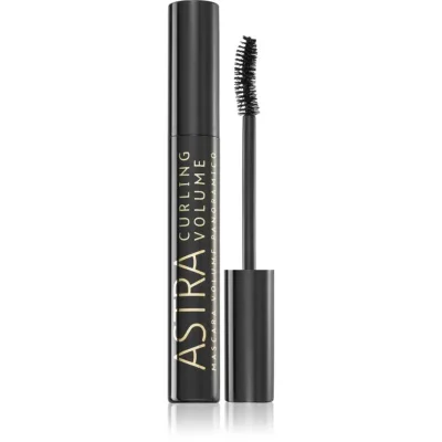 Astra Make-up Curling Volume tusz podkręcający i zwiększający objętość rzęs odcień Black 10 ml