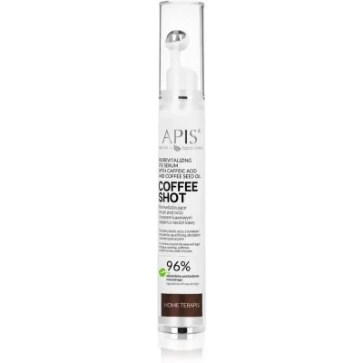 Apis Natural Cosmetics Coffee Shot rozjaśniające serum pod oczy z wyciągami z kawy 10 ml