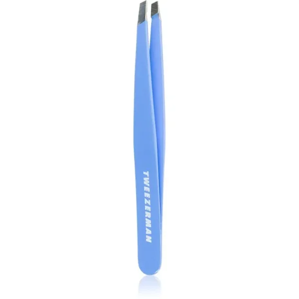 Tweezerman Studio Collection pęseta z ukośną końcówką Lapis Blue 1 szt.