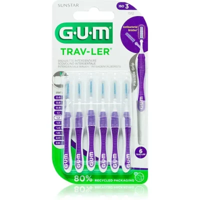 G.U.M Trav-Ler Interdental szczoteczki międzyzębowe 1,2 mm 6 szt.