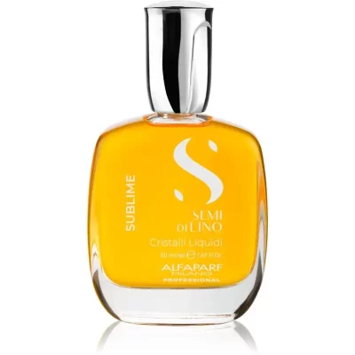Alfaparf Milano Semi di Lino Sublime Cristalli olejek nawilżający do nabłyszczania i zmiękczania włosów 50 ml