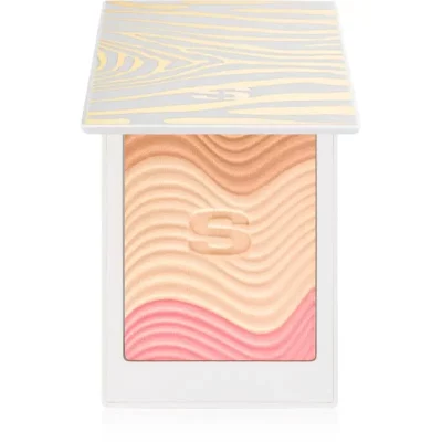 Sisley Phyto-Touche Sun Glow Powder róż do policzków z pędzelkiem odcień Trio Pêche Dorée 11 g