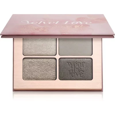 ZOEVA Velvet Love Eyeshadow Quad paleta cieni do powiek odcień Smoky Sultry Eyes 4x1,5 g