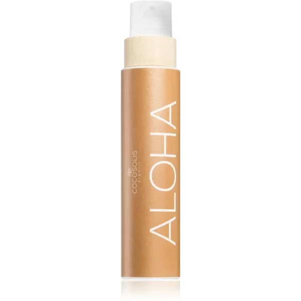 COCOSOLIS ALOHA pielęgnacyjny olejek do opalania baz filtra ochronnego z zapachem Coconut 200 ml