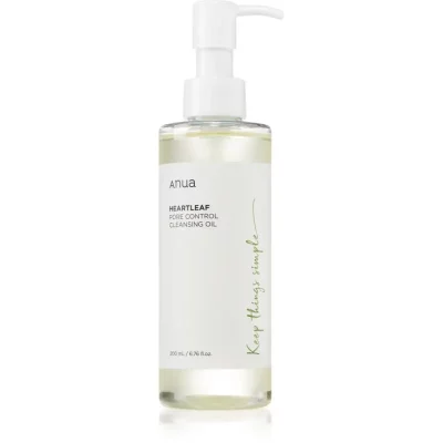 Anua Heartleaf Pore Control Cleansing Oil olej oczyszczający do demakijażu o działaniu nawilżającym 200 ml