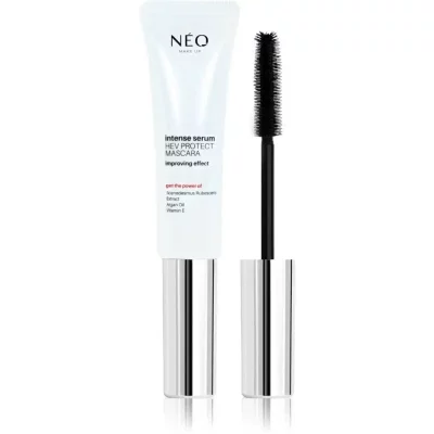 NEO MAKE UP Intense Serum HEV Protect Mascara tusz do rzęs zwiększający objętość i pogrubiający odcień Black 9 ml