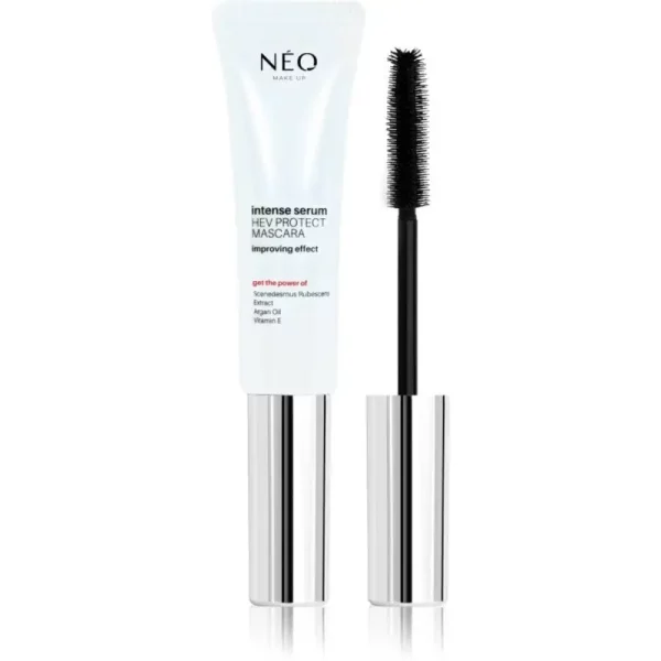 NEO MAKE UP Intense Serum HEV Protect Mascara tusz do rzęs zwiększający objętość i pogrubiający odcień Black 9 ml