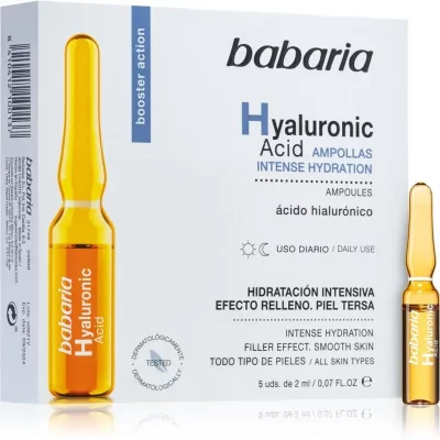 Babaria Hyaluronic Acid ampułki z kwasem hialuronowym 5x2 ml