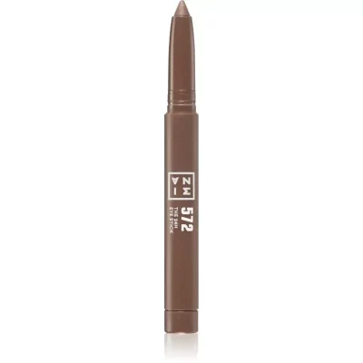 3INA The 24H Eye Stick długotrwałe cienie do powiek w kredce odcień 572 - Cool brown 1,4 g