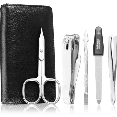DuKaS Premium Line Solingen 1693 zestaw do manicure + skórzane etui dla mężczyzn