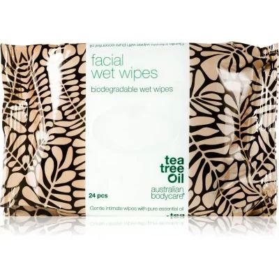 Australian Bodycare Tea Tree Oil chusteczki oczyszczające do demakijażu do twarzy 24 szt.