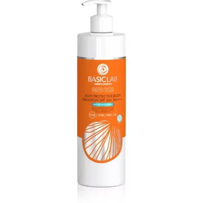 BasicLab Dermocosmetics Protecticus emulsja nawilżająco-ochronna do twarzy i ciała SPF 50+ wodoodporna 300 ml
