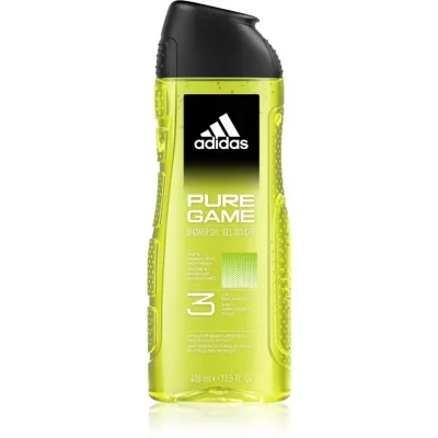 Adidas Pure Game żel pod prysznic do twarzy, ciała i włosów 3 w 1 dla mężczyzn 400 ml