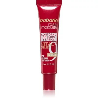 Babaria Rosa Mosqueta krem do okolic oczu i ust z 9 efektami 15 ml