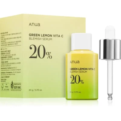 Anua Green Lemon Vita C Blemish Serum serum rozjaśniające z witaminą C do skóry z problemami 20 ml