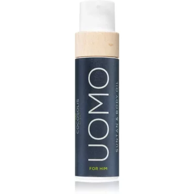 COCOSOLIS UOMO pielęgnacyjny olejek do opalania baz filtra ochronnego dla mężczyzn Black Coconut 110 ml