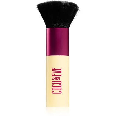 Coco & Eve Sunny Honey Deluxe Vegan Kabuki Brush pędzel kabuki do ciała i twarzy 1 szt.