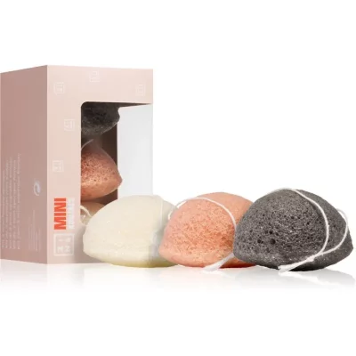 3INA Tools The Mini Konjacs gąbka delikatnie złuszczająca 3 szt.