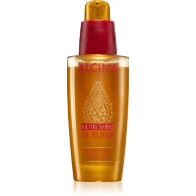 Alcina Nutri Shine olejowy eliksir dla lśniących i gładkich włosów 50 ml