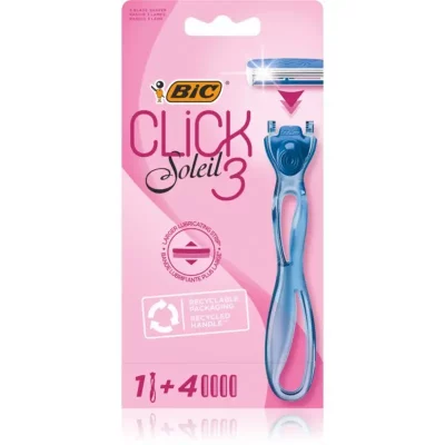 BIC Soleil Click golarka damska + ostrza zapasowe 4 szt.
