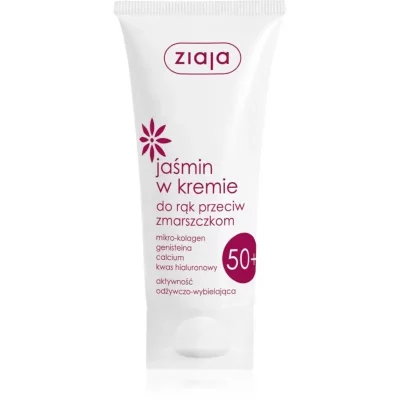 Ziaja Jaśminowa krem do rąk przeciw zmarszczkom 50+ 50 ml