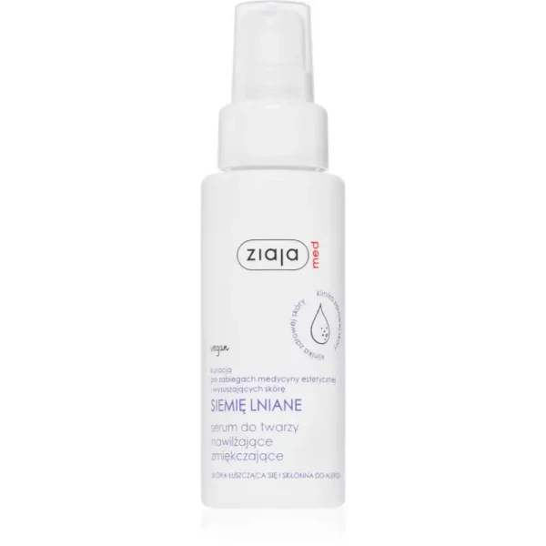 Ziaja Med Linseed intensywnie nawilżające serum do twarzy 50 ml