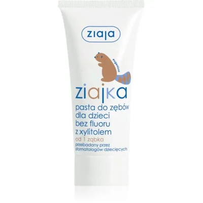 Ziaja Ziajka pasta do zębów dla dzieci bez fluoru z xylitolem 50 ml