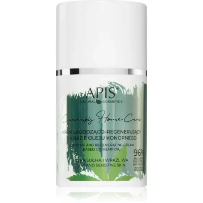 Apis Natural Cosmetics Cannabis Home Care lekki krem nawilżający do skóry suchej i wrażliwej 50 ml