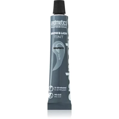 andmetics Professional Brow & Lash Tint farbka do brwi i rzęs odcień Graphit 20 ml
